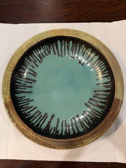 20 “ Midcentury Modern Ceramic Decorative Bowl