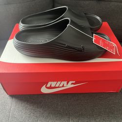 Nike ReactX Rejuven8 Slide ‘Triple Black’ | Size 14 M | Brand New with Good Box