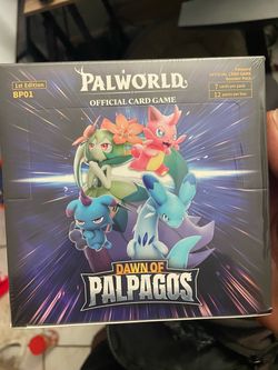 Palworld Official Card Game Dawn of Palpagos Booster Box