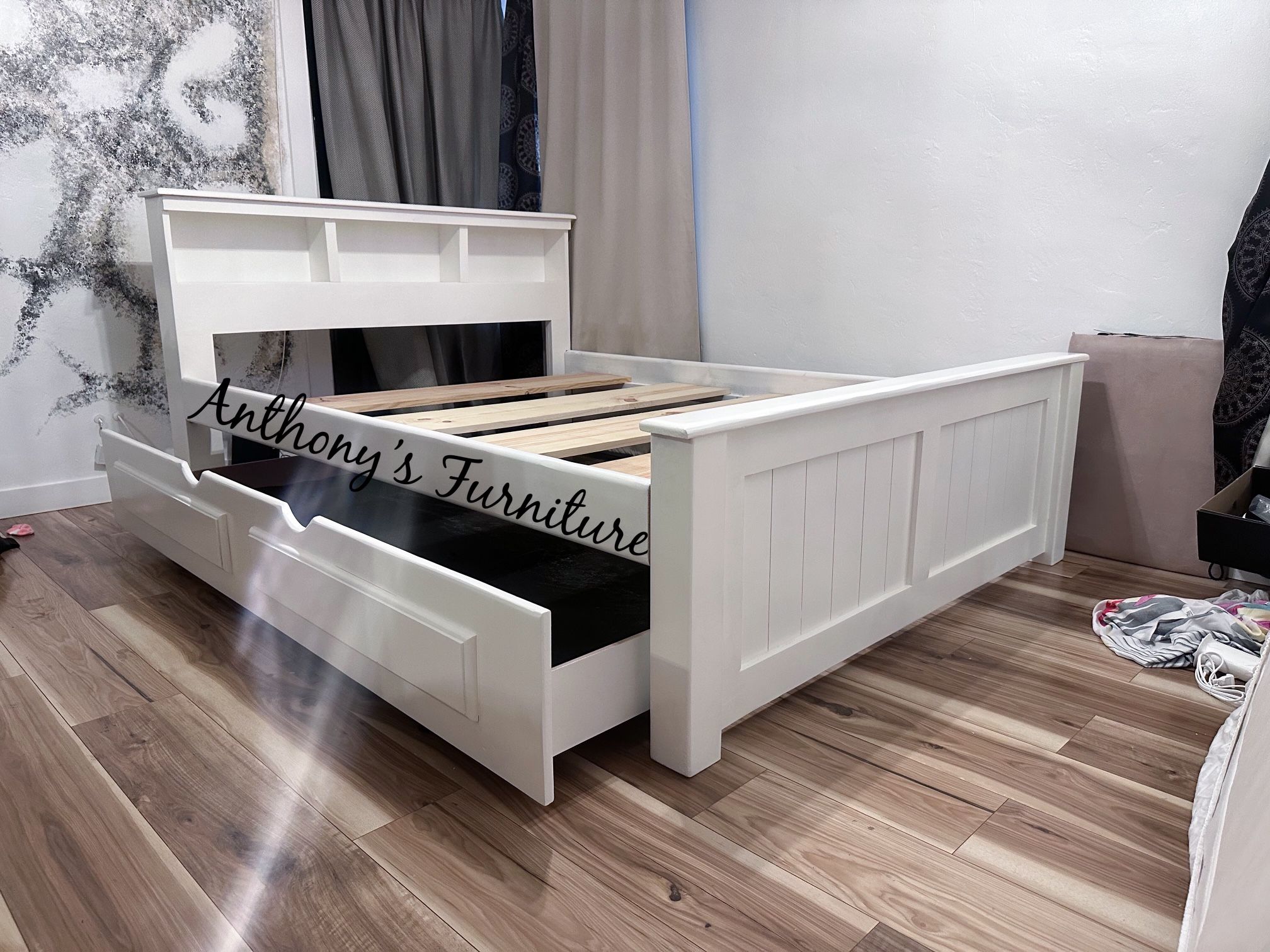 Queen Bed With Trundle Frame