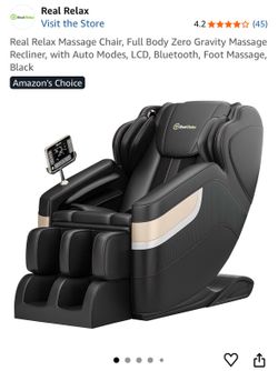 Real Relax zero gravity massage chair