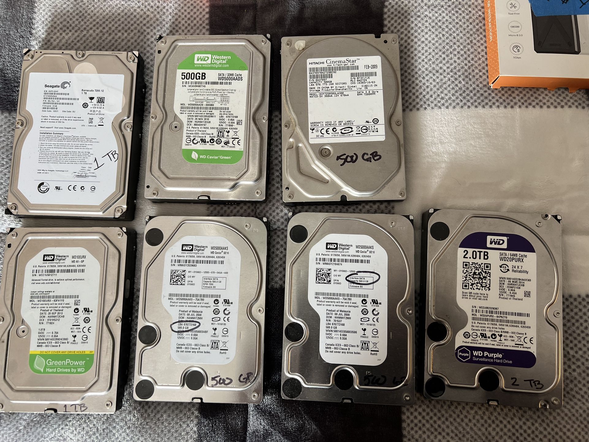 3.5” Hard drive