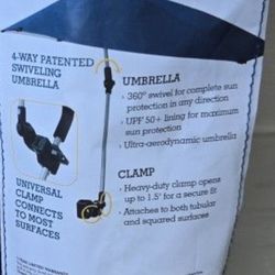 Umbrella With Universal Clamp
