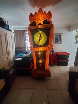 The Hunted Mansion Clock Inflatable 