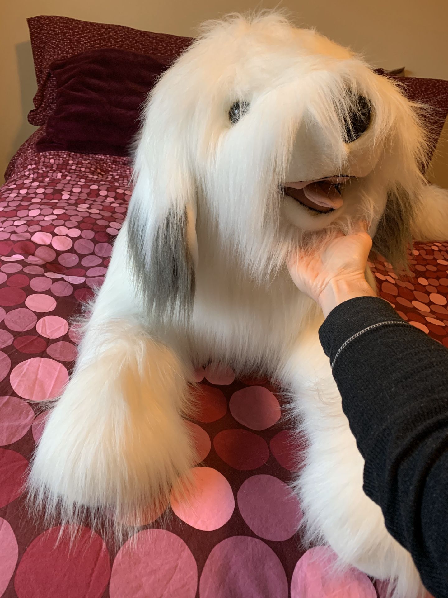 Giant Stuffed Dog - Old English Sheepdog