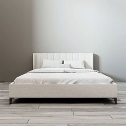 Queen-size bed with mattress new