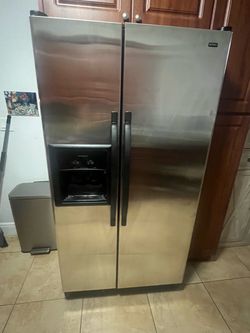 Kenmore Stainless Steel Side-by-Side Refrigerator with Water and Ice Dispenser