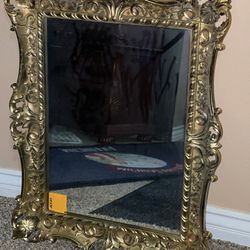 Beautiful Golden Antique Mirror 