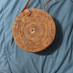 Straw Crossbody Bag