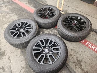 20" GMC SIERRA WHEELS AND TIRES