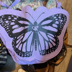 Olivia Rodrigo Butterfly Tote Bag – Purple