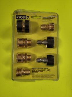 Ryobi 7 Pc Pressure Washer Quick Connnect Upgrade Kit