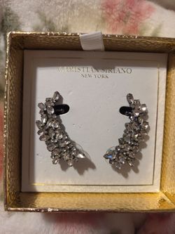 Christian Siriano Ear Crawlers w/ Rhinestones.