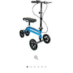 Knee Scotter with DUAL brakes, Steerable
