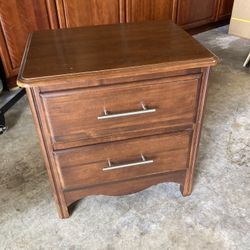 Wooden Nightstand, End Table