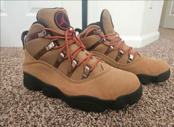 Men's Jordan Winterized 6 Rings Rocky Tan/Black-Varsity Red size 10