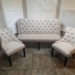 sophisticated style Loveseat  