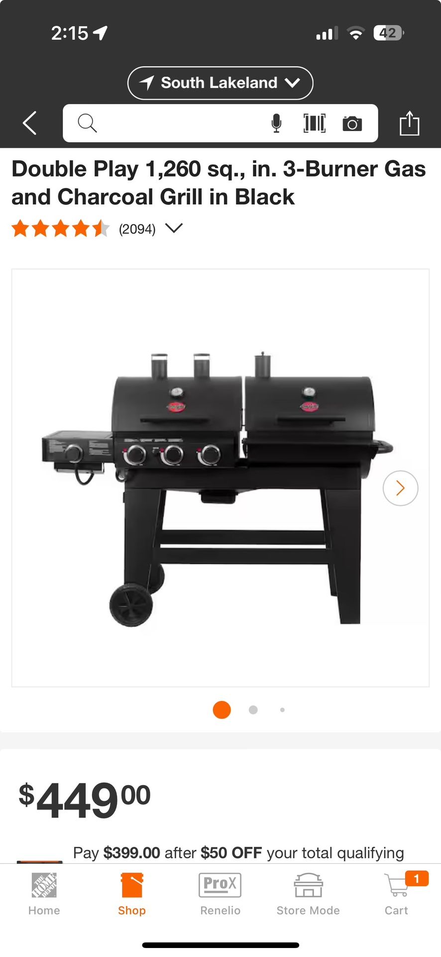 Propane And Charcoal Bbq