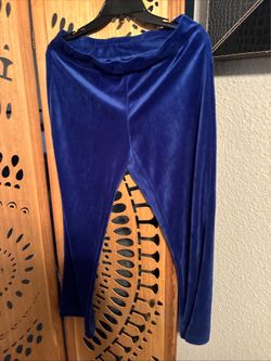 Velvet blue joggers