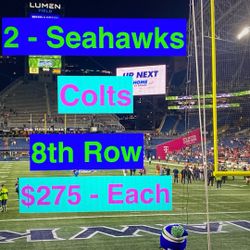 Seahawks Colts Tickets 