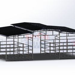 Mate Motel Kit With Four 12x24 Stalls