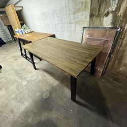 Awesome And like New Wood (kitchen/project) Table