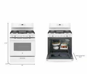 New GE Gas stove 5 burners and griddle