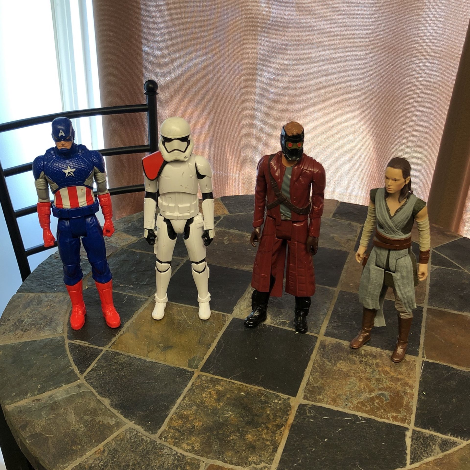 Star Wars Action Figures And Captain America