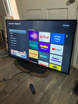 Sharp - 55" Class - LED 3840x2160p - Smart - 4K UHD TV with HDR Roku TV ***READ THE DESCRIPTION
