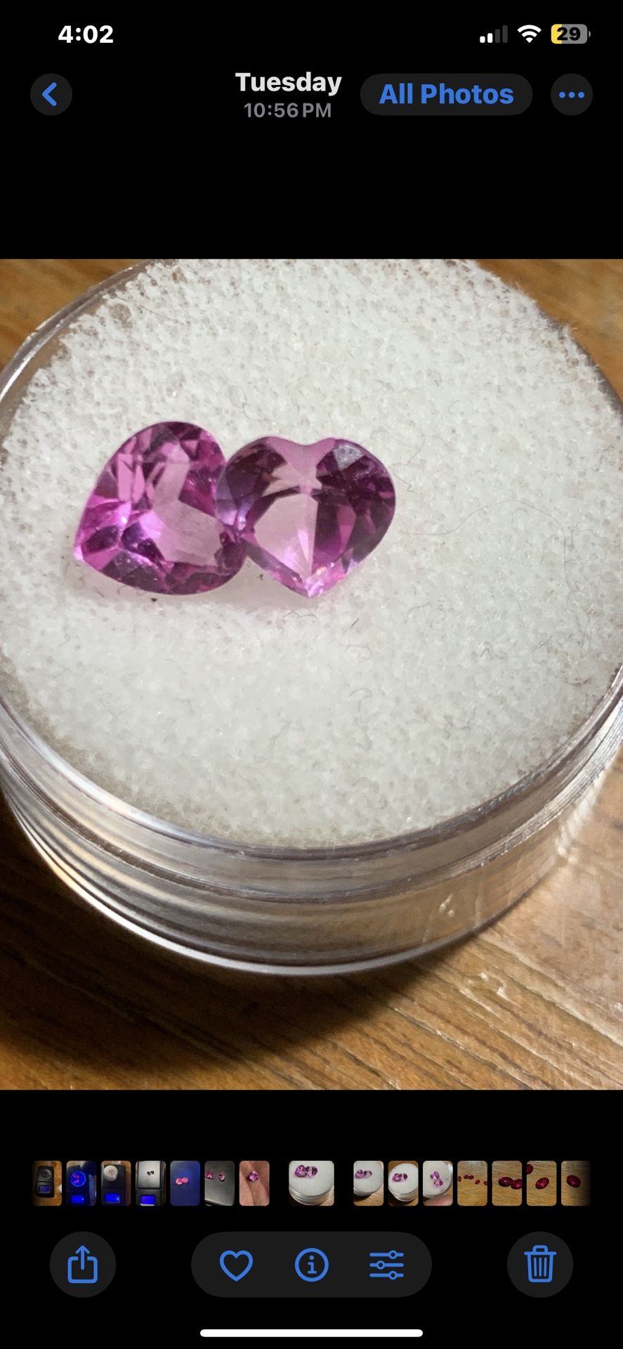 Set Of Genuine Heart Cut Brazilian Kunzite 3ZTCW