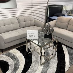 Sofa And Loveseat On Sale $599