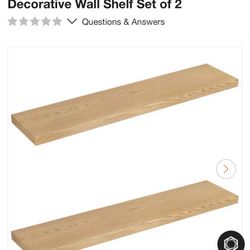 48” X 9” Floating Shelves 2 Sets Of 2 (4 Total)