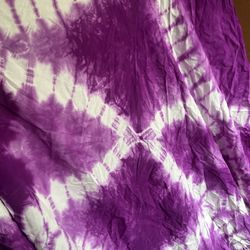 Sundress Purple Tie Dye  Handkerchief