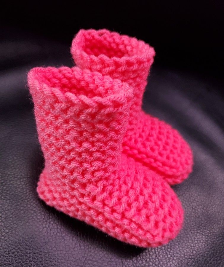 Baby Socks Hand Knitting Foot Warmers Size 0 -9month