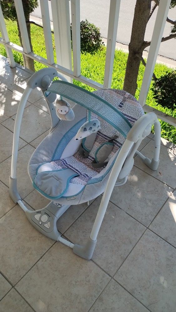 Ingenuity Portable Baby Swing- Semi New