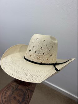 Straw cowboy hats