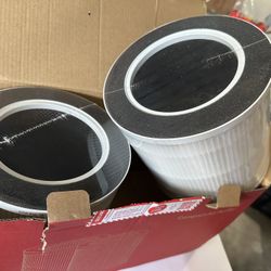  remi 2 Pack H13 Air Purifier Replacement Filter - True HEPA and Activated Carbon Filters Compatible with Compact Portable Air Purifiers -Lasts for180