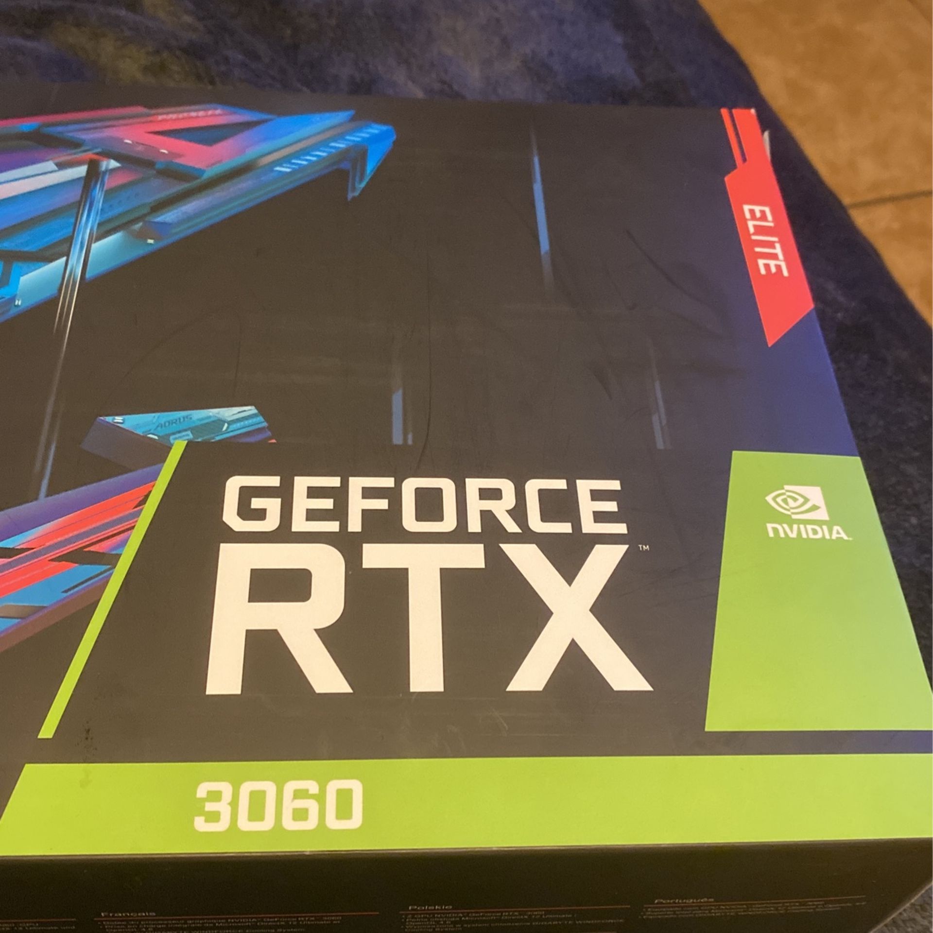 Aorus GeForce RTX 3060 Elite 12G