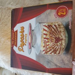 Glass popcorn maker NIB