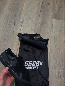 Golden Goose GGDB Bi-Star Black Sneakers