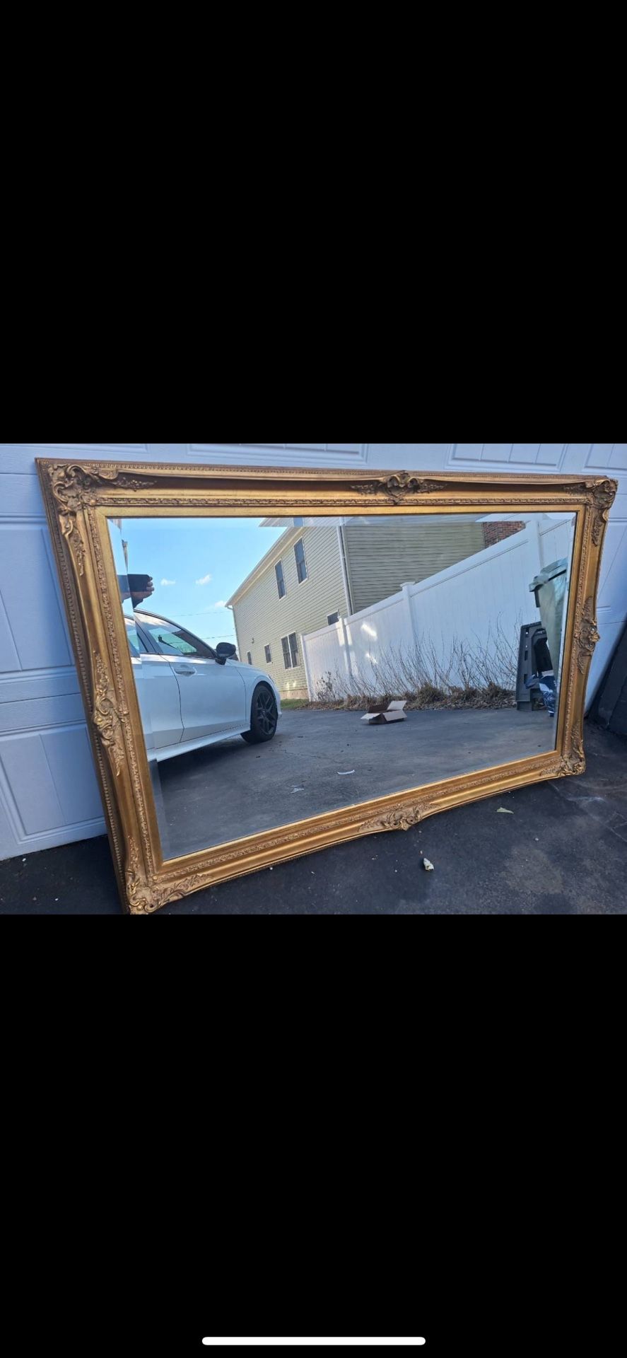 Large Gorgeous Antique Gold Mirror 3ftx 4ft