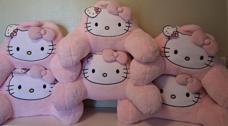 Hello kitty back cushion