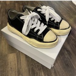 Maison mihara yasuhiro Peterson OG sole canvas low ‘black