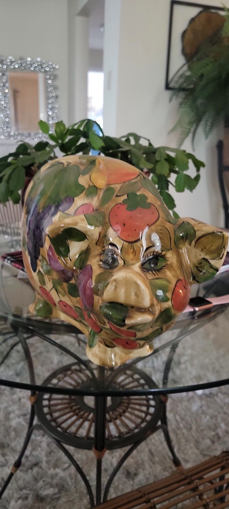 TUROV RUSSIAN ARTIST, SIGNED. PIG EXCELLENT CONDITION!