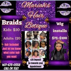 Come get your hair done