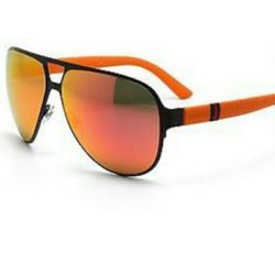 Authentic Gucci GG 2252/S GG2252/S Orange Aviator Sunglasses -  VERY RARE