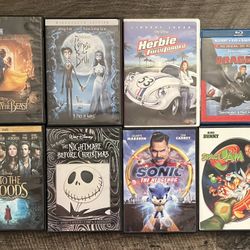 Disney Movies, DVD Lot (Lot of 8 Movies)