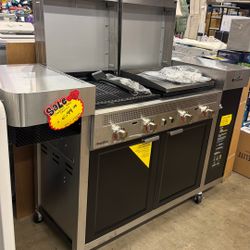 Char-broil Bbq 3in One Grill,pizza Oven ,griddle 