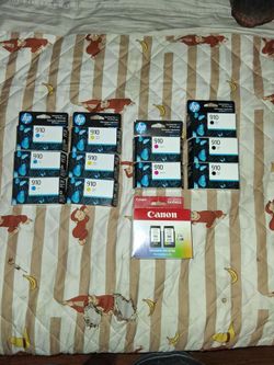 Brand New HP 910 Printer Ink Bundle With Canon 275 and 276