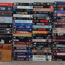  73 Popular VHS Movie Tapes